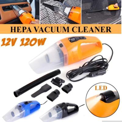 China Material: 2019 ABS+Stainless St Strong DC 12V 120W Portable Double St Suction High Power Car Wet And Dry Vacuum Cleaner 2019 for sale