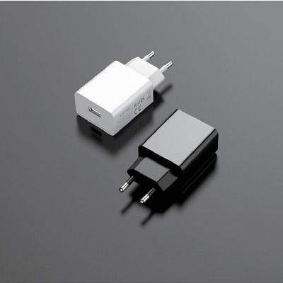 China Universal Fast Charger Adapter Wall Charger 5V2A USB CE ROHS FCC Certificate EU US EU US White Black for sale