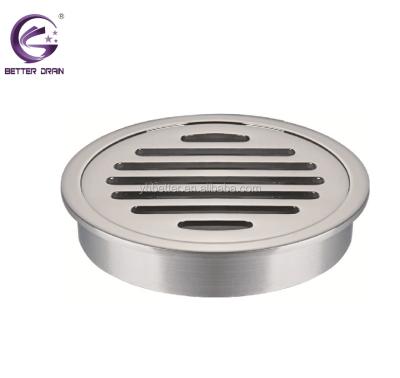 China Round Brass Strainer Floor Cleanout Shower Drainer for sale