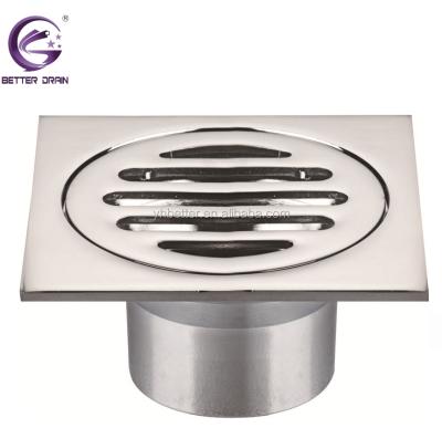 China Brass Strainer Floor Drain Grates With 50mm Outlet for sale