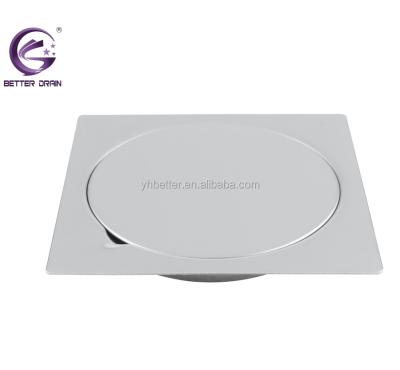 China strainer stainless steel floor drain, ss304 ss316 square anti-odor floor drain with rubber sealed for sale