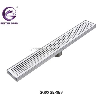 China Linear Strainer Stainless Steel Drain Shower Drain SQ85 for sale