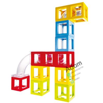 China Safety Ideal Stun 'N' Marble Run Magnetic Construction Set , Magnetic Marble Run Coaster for sale