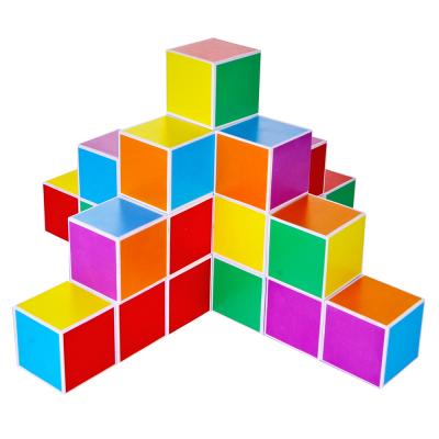 China Kids Play Building Block Montessori KBLD-CUBE Magic Cube Puzzle Magnetic Kit Math Cubes Hot New Educational STEAM Toys for sale