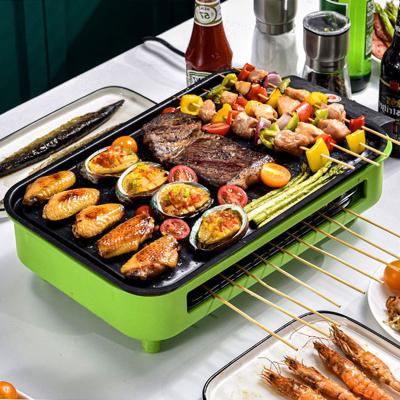 China Wide Vertical Electric Shawarma Salamander Household Charcoal Rack Electric Smokeless Grill for sale