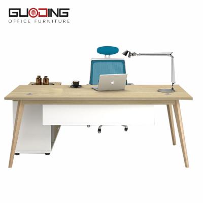 China Modern Commercial Furniture Home Office Furniture Chair Work And Table Boss Working Table Reception Furniture Wooden Desk for sale