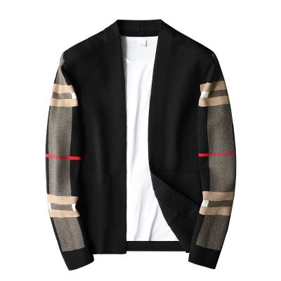 China New Hip Hop Sweater Men Sweater Anti-pilling Long Sleeve Cardigan Sweater Coat Knit Long Style Cardigan Boys Sweaters for sale