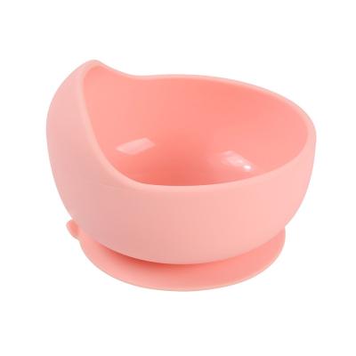 China Early Stage Classic Free Self Feeding Toddler Children Kids Silicone BPA Bowl for sale