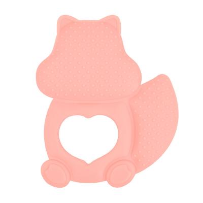 China Toy Hands Free Design BPA Free Baby Soft Silicone Teether for sale