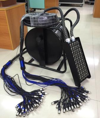 China Isolation 32 Channel 40 Channel Lay Out Snake Audio Box with XLR Connectors for sale