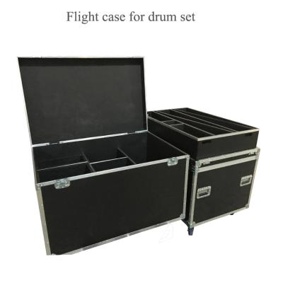 China Drum Set Case Good Quality Flight Road Case For Drum Kit And Drum Set Bass Drum for sale