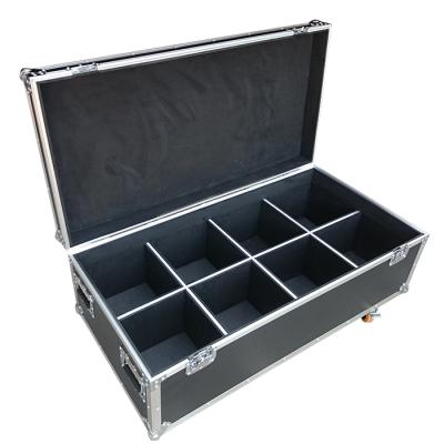 China For Package Light Par Flight Case 8 In 1 Pair Can Road Case for sale