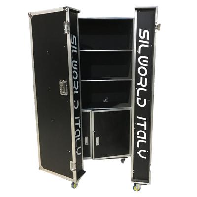 China Display Jewelry Watch Wardrobe Cabinet Display Cabinet Flight Case for sale