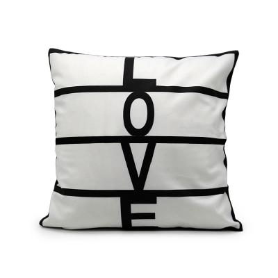 China Viable Custom RubySub Love Panel Christmas Throw Sublimation Decorative Pillow Shapes Cushion Cases For Valentine's Day for sale