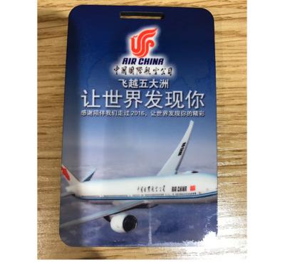 China LT-06 Modern Cheap Prices Sublimation MDF Rectangle Blank Baggage Tag Blank Luggage Tag for sale