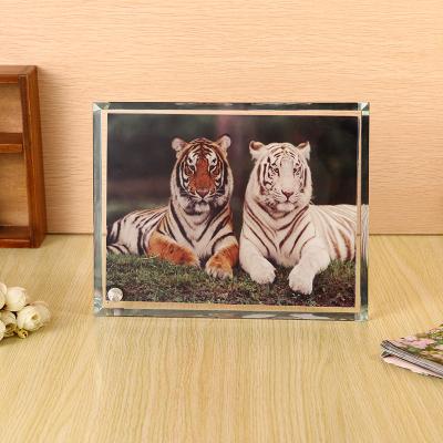 China Rubysub BL-02 180*130MM shop hotel interior ministry factory empty sublimation photo glass frame directly for sale