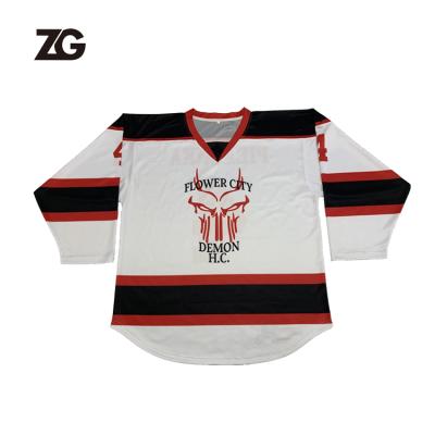 China Cheap Breathable Comfortable Custom Made Ice Hockey Hockey Tank Top Sublimation Team Ice Hockey Tank Top for sale