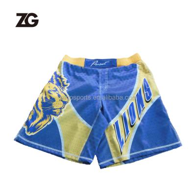 China Breathable Dryfit / ZEGO SPORTS Stretch 4Ways Polyester Sublimation Muttahida Majlis-e-Amal Fighter Shorts Supplier for sale