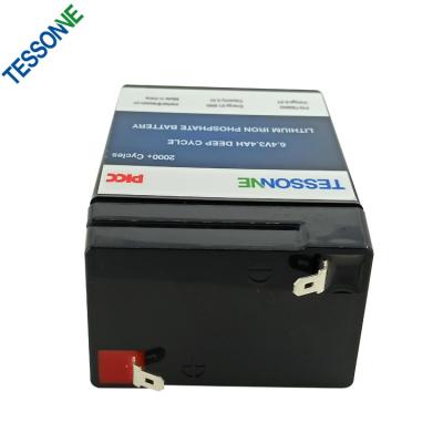 China Portable 6V Li Ion Battery LiFePo4 Deep Cycle Backup Battery BIS For Power Tool for sale