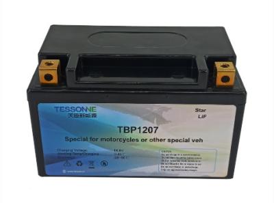 China 12V LiFePO4 Motorcycle Lithium Powersport Battery Jump Starting Battery TESSON for sale