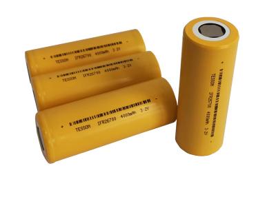 China Célula de batería de LFP 26700 pilas de batería ROHS del fosfato del hierro del litio de 3,2 voltios 4000mAh en venta