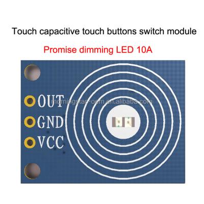 China OE-TP Touch Dimming LED Touch Buttons Switch Module Digital Capacitive Touch Sensor Promise 10A MZXCM8 for sale