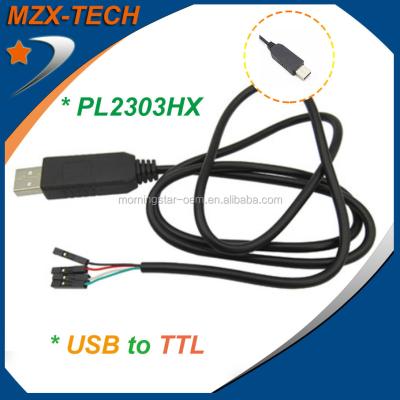 China COMPUTER PL2303 PL2303HX Cable USB To TTL Module 4p 4 Pin RS232 Serial Converter Line for sale