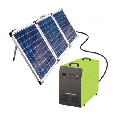 China Low Cost 500W 1000 Watt Commercial Portable 220V Power Station Solar Generator With Panel Kit for sale