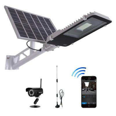 China ROAD WIFI Camera 200W Garden Lamp 100W 300W 150W More Unique Warm White Led Outdoor Solar Street Lights for sale