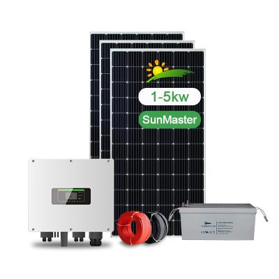 China Home Bespoke China System Kit 500W Lithium Battery Solar Generator 3Kw Hybrid Solar Powered 10Kw System For Air Conditioner for sale