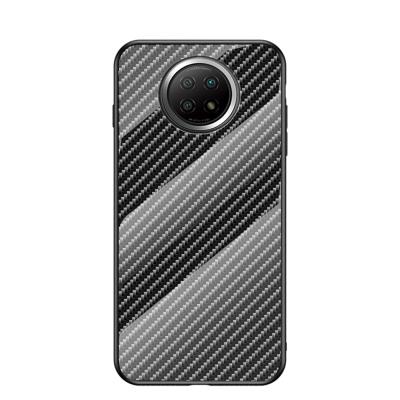 China Anti-drop Carbon Fiber Glass Phone Case For Redmi Note 9 5G for sale