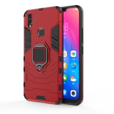 China 2019 New Pc+tpu+metal Case Shockproof Armor Phone Case For VIVO V9 2019 Holder Car Ring Phone Cover for sale