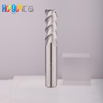 China CNC 3 Flute Tungsten Steel Aluminum Special Milling Cutter Cemented Carbide Milling Cutter With 50mm for sale