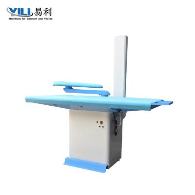 China yili energy saving industrial vacuum switch pedal foot ironing table with swing arm for sale