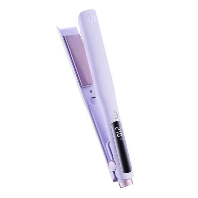 China Household Factory Direct Selling Custom Private Salon LCD Display Professional Electric Flat Iron Hair Straightener for sale