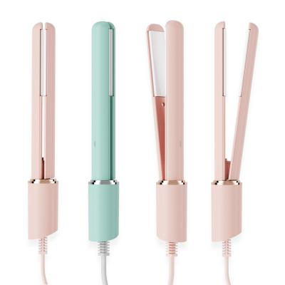 China Hot Selling Household Private Label Constant Temperature Mini Ceramic Flat Iron Hair Straightener for sale