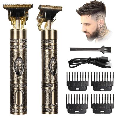 China Professional Vintage T9 Dragon Phoenix Buddha Electric Car Hair Trimmer Clippers Cordless Barber Hair Cutting Machine for sale