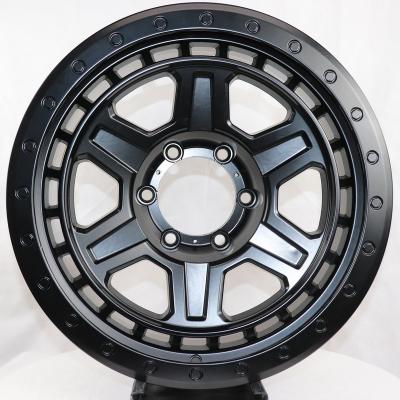 China 17 Inch Aluminum Concave Design Edges 5x114.3 5x139.7 Off Road 4X4 Wheels Wheel For SUV for sale