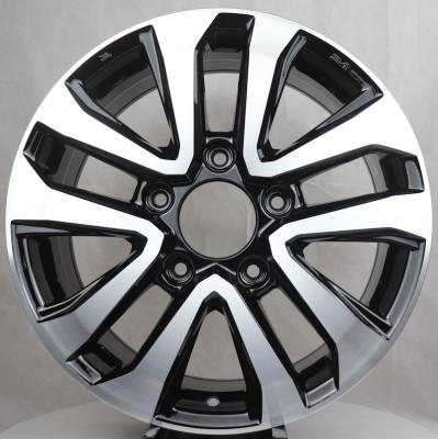 China JT8021 gunmetal machine face 18x8 inch 5x150 replica alloy car wheel aluminum rims for toyota land cruiser for sale