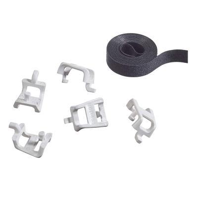 China Modem Routers Connected Hubs & More 49605-AST Plastic Saddle Link Kit, 5-Pack, For Cable Management In Structured Media Center, White for sale