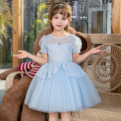 China Hot Sale Mermaid Cloth Anti-Static Agile Princess Party Birthday Wedding Dress Sweet Girls Dress for sale