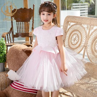 China Hot Selling Ted Baker Delicate Flutter Girl Christmas Dress Kids Soft Ball Gown Breathable for sale