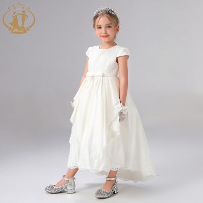 China Latest Breathable Nimble Wholesale Sequin Dress Designs For Girls Sequin Dressy Dress Baby Spring Dress for sale