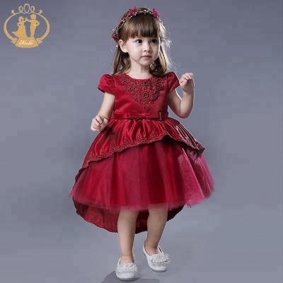 China 2019 Winter New Arrival Baby Viable Dress First Communion Dress Blue 1/2/3/4y for sale