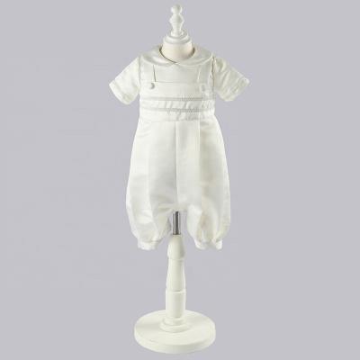 China Long sleeve shipping price can be discussed! High Quality Satin Baby Boy Infant Baptism Wear For Baptism Ceremony for sale