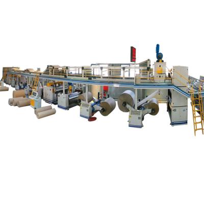 China Food Cardboard Recycling Line Corrugated Cardboard Production Line Equipment for sale