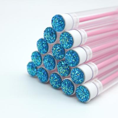 China Eyelsh Diamond Eyelash Brush Mascara Brush Replaceable Independent Tube Sweeps Mixing Color for sale