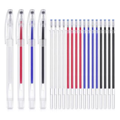 China 20pcs High Temperature Ink Fabric Marker Pen Heat Erasable Refills For Quilting Sewing Disappearance Sewing Accessories for sale