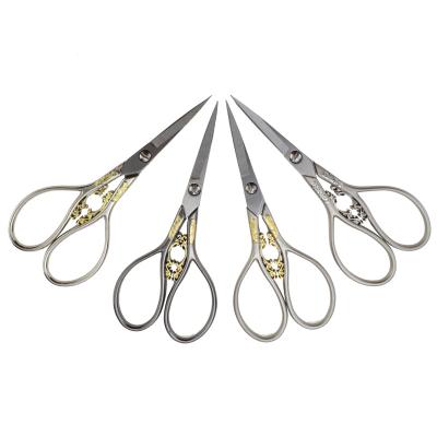 China Fabric /Sewing Shears European Classic Style Tailor Scissors Applique Stainless Steel Vintage Embroidery Shears For Sewing Craft for sale