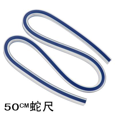 China 50cm Arbitrary High Quality Plastic Serpentine Curve Ruler Costume Snake Curve Ruler for sale